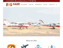Tablet Screenshot of bushairsafaris.com